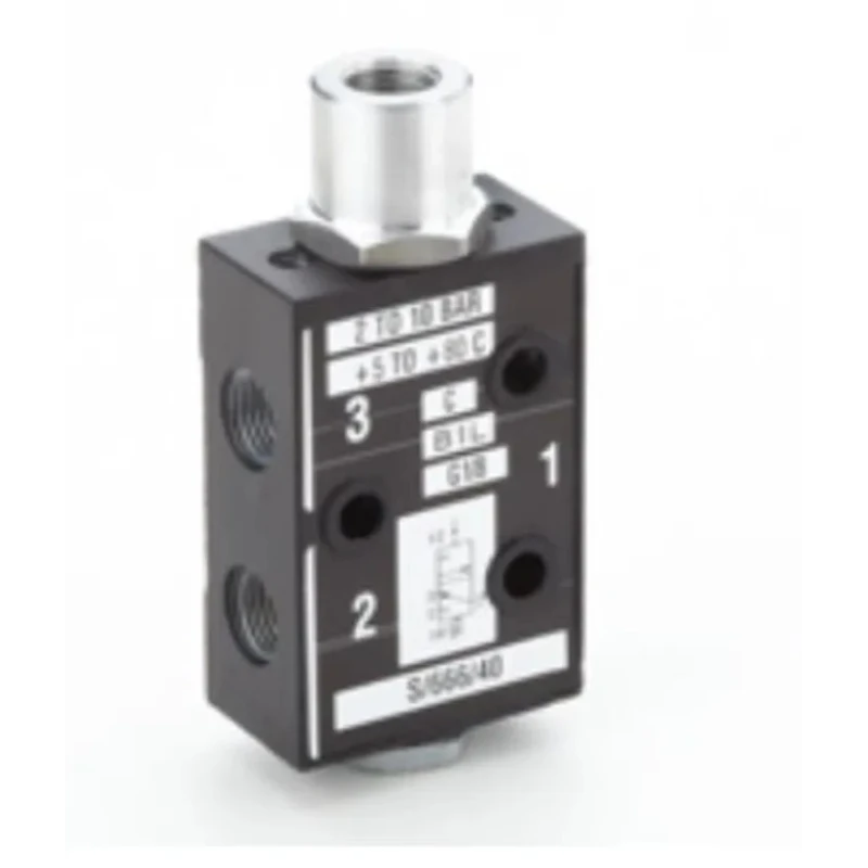 Norgren Pneumatic Solenoid Valve Pilot/Spring Actuation G 1/8 Port Size 3/2 Way 10 bar Maximum Pressure S/667/40