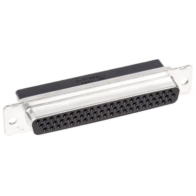 TE Connectivity AMPLIMITE HDP-22 High Density 62 Way Straight Cable D-Sub Connector Female 250V 105°C 1658684-1