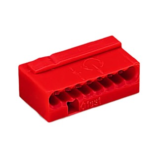 WAGO 243 MICRO PUSH WIRE Series Junction Box Connector 8-Way, 20AWG, 22AWG Wire, 6A Push-in 243-808
