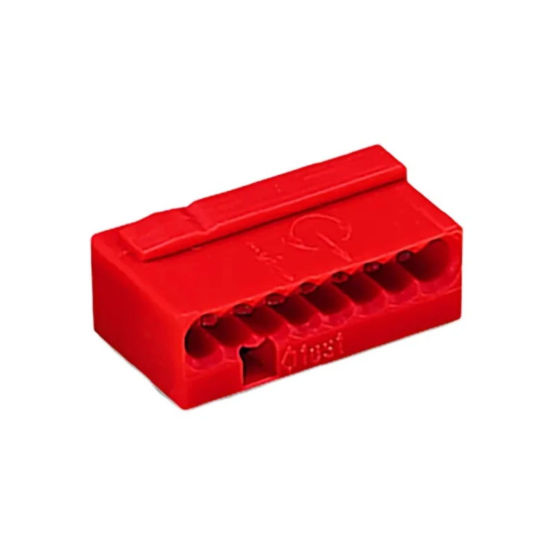 WAGO 243 MICRO PUSH WIRE Series Junction Box Connector 8-Way, 20AWG, 22AWG Wire, 6A Push-in 243-808