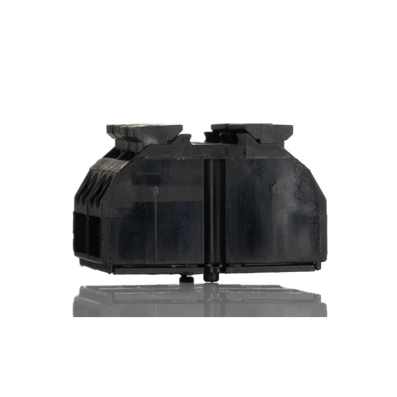 WAGO Terminal Strip 2-Way 32A Cage Clamp for 12AWG, 20AWG Wire, 500V Polyamide Insulated Black 862-552
