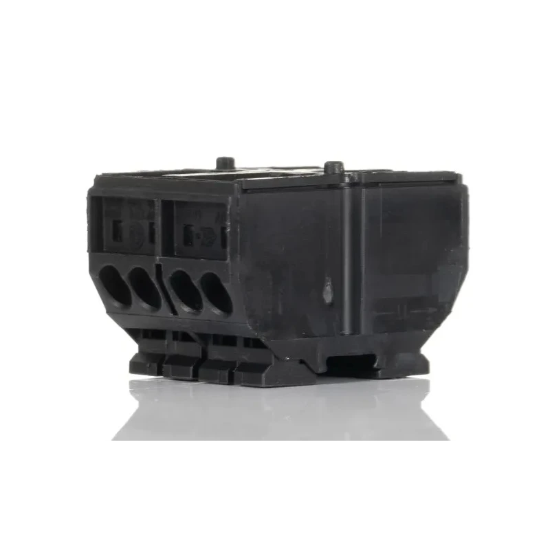 WAGO Terminal Strip 2-Way 32A Cage Clamp for 12AWG, 20AWG Wire, 500V Polyamide Insulated Black 862-552