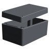 RS PRO Grey Lid Aluminium Enclosure, IP66, IK09, 81 mm x 160 mm x 100 mm IP66