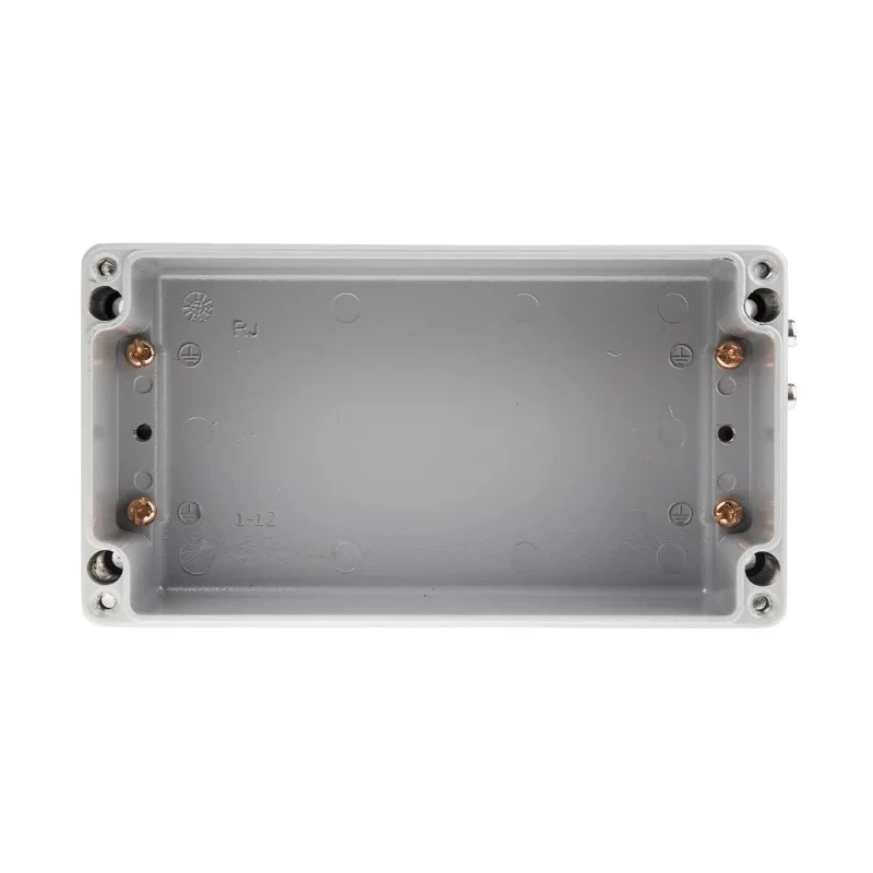 RS PRO Grey Lid Aluminium Enclosure IP66 IK09 90 mm x 220 mm x 220 mm IP66