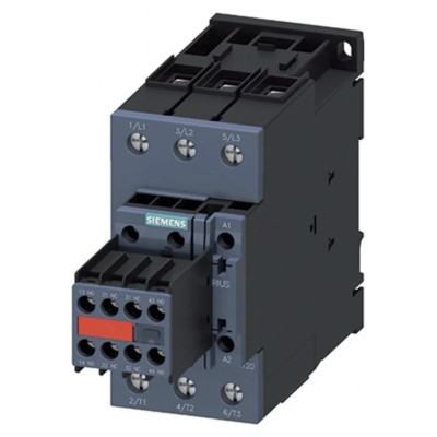 Siemens 3RT2 Series 3-Pole Contactor, 230V AC Coil, 50A, 22 kW, 3 NO, 690V AC 3RT2036-1AP04-3MA0