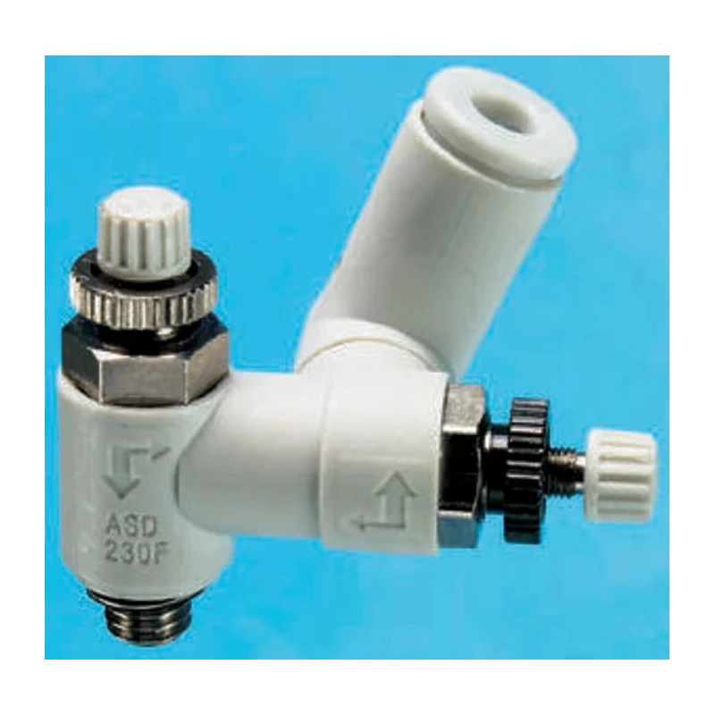 SMC ASD Series Flow Controller Flow Regulator Inlet Male Threaded Metric Outlet Male Metric ASD230F-M5-04