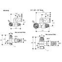 SMC ASD Series Flow Controller Flow Regulator Inlet Male Threaded Metric Outlet Male Metric ASD230F-M5-04