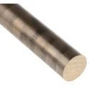 RS PRO Phosphor Bronze Metal Rod 25.4 mm Diameter, 330.2 mm Length 110-078