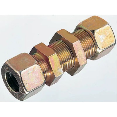 Parker Hydraulic Fitting Steel 10 mm Hose Inside Diameter Zinc Finish Up to 120°C Maximum Operating Temperature SV10LCF