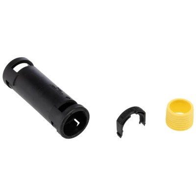 Kopex Nickel Thread Conduit Fitting 17 mm Nominal Size, 20 mm Thread, Nylon 12, Black, IP68 Rated 7TCA297120R0395 BESGR0404