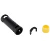Kopex Nickel Thread Conduit Fitting 17 mm Nominal Size, 20 mm Thread, Nylon 12, Black, IP68 Rated 7TCA297120R0395 BESGR0404