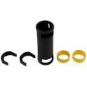Kopex Nickel Thread Conduit Fitting 23 mm Nominal Size, 25 mm Thread, Nylon 12, Black IP68 Rated 7TCA297120R0396 BESGR0505