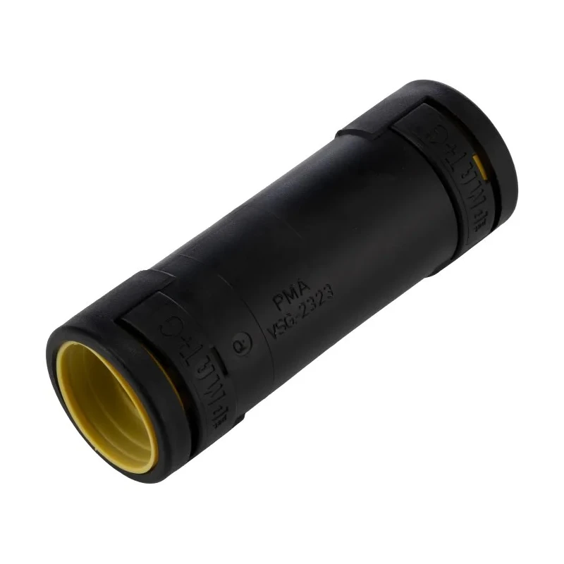 Kopex Nickel Thread Conduit Fitting 23 mm Nominal Size, 25 mm Thread, Nylon 12, Black IP68 Rated 7TCA297120R0396 BESGR0505