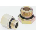 Parker Hydraulic Straight Threaded Reducer Male G Steel Zinc Plated 0.75 in Hose ID RI3/4EDX1CF