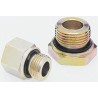 Parker Hydraulic Straight Threaded Reducer Male G Steel Zinc Plated 0.75 in Hose ID RI3/4EDX1CF