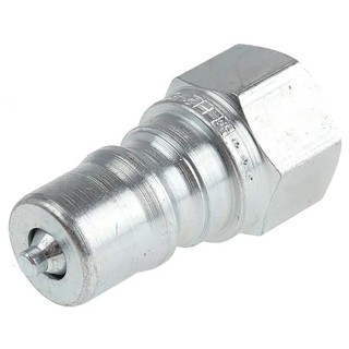 Parker Steel Hydraulic Quick Connect Coupling Male G 3/4 in, 17.5 Mpa H6-63-BSPP