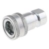 Parker Steel Hydraulic Quick Connect Coupling Female G 3/4 in, 17.5 Mpa H6-62-BSPP