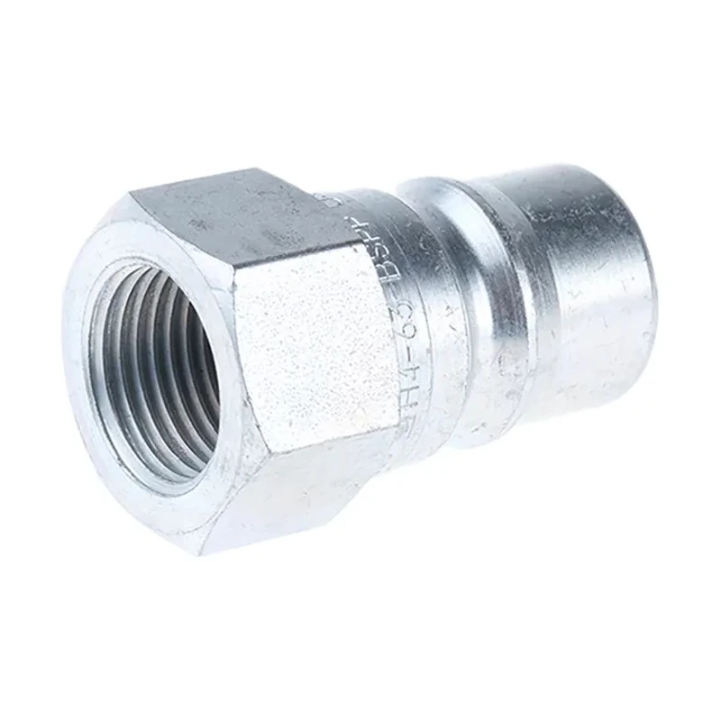 Parker Steel Hydraulic Quick Connect Coupling Male G 1/2 in, 28 Mpa H4-63-BSPP