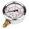 WIKA 63 mm Stainless Steel Type G Bottom Entry Pressure Gauge G 1/4 Connection 25 bar 9626918