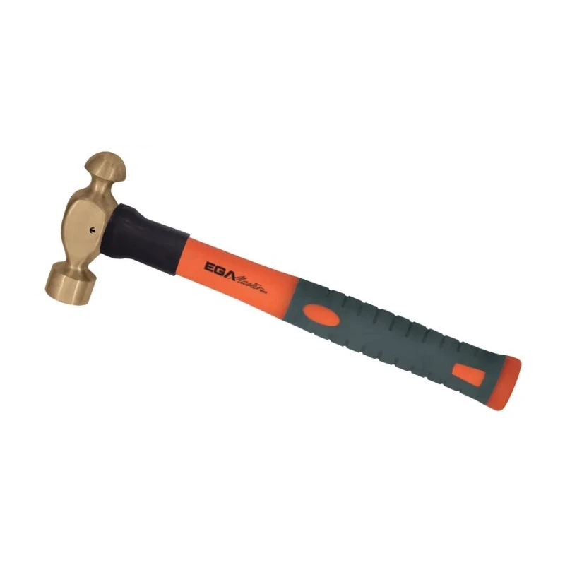 Ega-Master Beryllium Copper Alloy Head Ball-Pein Hammer with Fibreglass Handle 200 g 280mm Overall Length 70488