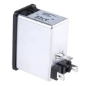 Schaffner IEC Power Entry Module Snap-in IEC Filter 250V AC 6A 2 Pole 2 Fuse Faston FN286-6-06