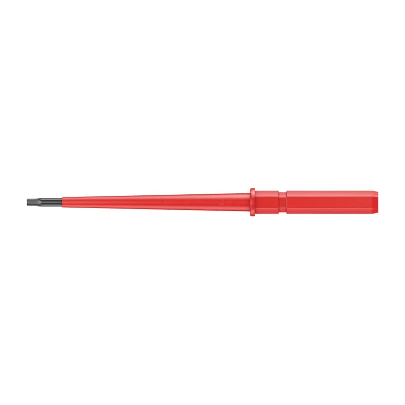 Wera Insulated Screwdriver Blade, 3 mm Tip, 154 mm Blade Length, VDE/1000V Approved, 154 mm Overall 05003421001