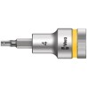 Wera 1/2 in Drive 4 mm Hexagon Socket Chrome Vanadium Steel 21.5mm Overall Length 05003820001