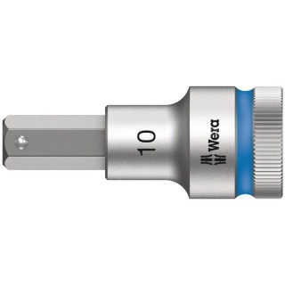 Wera 1/2 in Drive 10 mm Hexagon Hex Socket VDE 1000V Approved Chrome Vanadium Steel 05003825001
