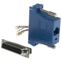 RS PRO 25-Way D-Sub to Female Female RJ45 Female Female Plug-in Adapter 16mm 314-8177