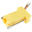 RS PRO 9-Way D-Sub to Male Male Female Female D-Sub Adapter 16mm Length Plug-in Straight Orientation .... RJ45