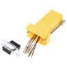 RS PRO D-Sub Adapter 9-Way D-Sub Female to Female RJ45 Female 16mm Length 314-8234