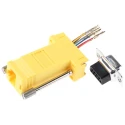 RS PRO D-Sub Adapter 9-Way D-Sub Female to Female RJ45 Female 16mm Length 314-8234