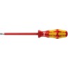 Wera Insulated Screwdriver 175 mm Blade Chrome Plated Stainless Steel VDE 1000V Approved Ergonomic Grip 287mm 05006130001