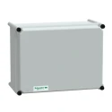 Schneider Electric PanelSeT Series Fibreglass Reinforced Polyester Enclosure Grey, IP65, IK09, 270 mm x 360 mm NSYPLSP2736G