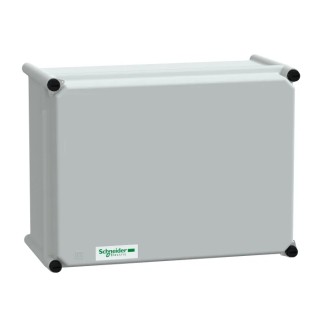 Schneider Electric PanelSeT Series Fibreglass Reinforced Polyester Enclosure Grey, IP65, IK09, 270 mm x 360 mm NSYPLSP2736G