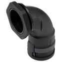 PMA Cable Conduit Fitting Black Polyamide 6, 36 mm Nominal Size, PG36 Thread, IP66 Rated BVBD-P366GT