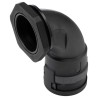 PMA Cable Conduit Fitting Black Polyamide 6, 36 mm Nominal Size, PG36 Thread, IP66 Rated BVBD-P366GT