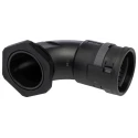 PMA Cable Conduit Fitting Black Polyamide 6, 36 mm Nominal Size, PG36 Thread, IP66 Rated BVBD-P366GT