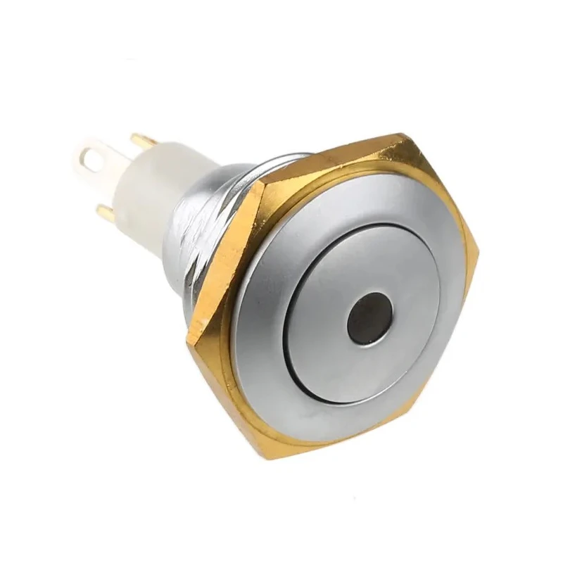 ITW Switches 57 Series Illuminated Miniature Push Button Switch Momentary Panel Mount SPST Green LED 57-112G