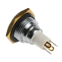 ITW Switches 57 Series Illuminated Miniature Push Button Switch Momentary Panel Mount SPST Green LED 57-112G