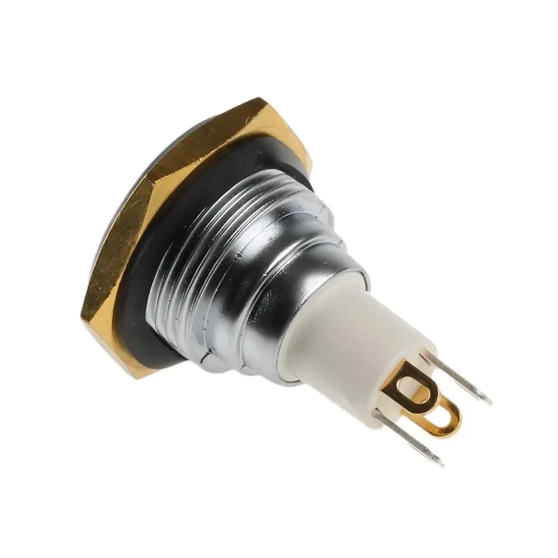 ITW Switches 57 Series Illuminated Miniature Push Button Switch Momentary Panel Mount SPST Green LED 57-112G
