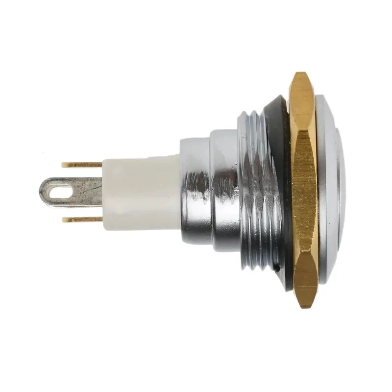 ITW Switches 57 Series Illuminated Miniature Push Button Switch Momentary Panel Mount SPST Green LED 57-112G