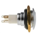 ITW Switches 57 Series Illuminated Miniature Push Button Switch, Momentary, Panel Mount, 14.75 mm Cutout, SPST 57-112R