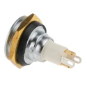 ITW Switches 57 Series Illuminated Miniature Push Button Switch, Momentary, Panel Mount, 14.75 mm Cutout, SPST 57-112R