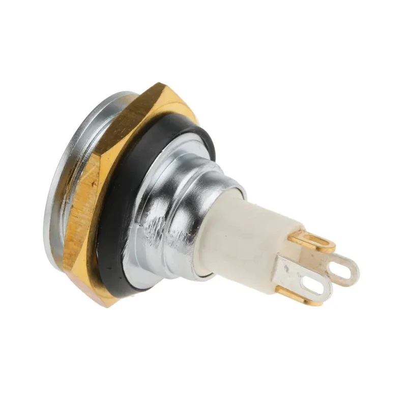 ITW Switches 57 Series Illuminated Miniature Push Button Switch, Momentary, Panel Mount, 14.75 mm Cutout, SPST 57-112R