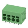 Phoenix Contact SPT 2.5/4-H-5.0 Series Straight Wave Soldering Mount PCB Terminal Block, 4 Contacts, 5 mm Pitch 1990999