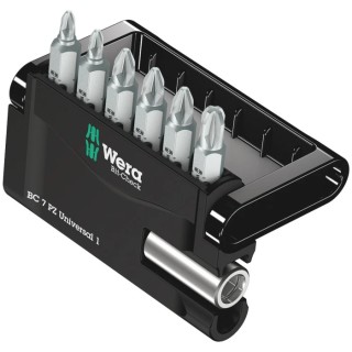 Wera Hex, Hex, Pozidriv Screwdriver Bit Set, 7 Pieces 05056296001
