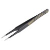 Bernstein 120mm Stainless Steel Flat, Round ESD Safe Tweezer 5-059-13