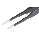 Bernstein 120mm Stainless Steel Flat, Round ESD Safe Tweezer 5-059-13