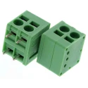 Phoenix Contact SPT 2.5/2-H-5.0 Series PCB Terminal Block 2-Contact 5 mm Pitch 1 Row 400V 24A Female Spring Cage 1990973
